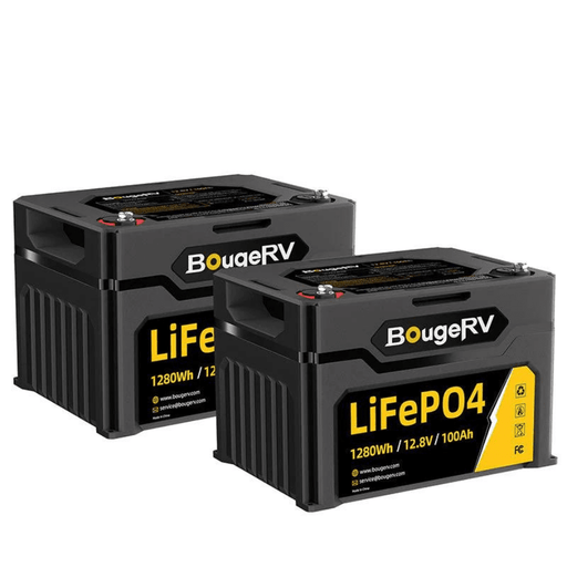 BougeRV 12V 1,280Wh/100Ah LiFePO4 Battery | ISE176 - Backyard Provider