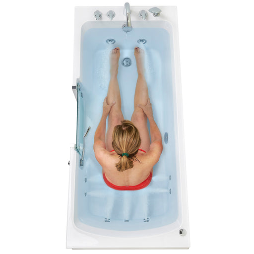 Ella's Bubble Laydown Hydro – Acrylic Walk In Bathtub (32″W x 72″L) - Backyard Provider