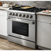 Thor Kitchen 36 in. Propane Gas Burner/Electric Oven Range in Stainless Steel, HRD3606ULP
