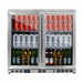Kings Bottle 36'' Heating Glass 2 Door Built In Beverage Fridge - KBU56M