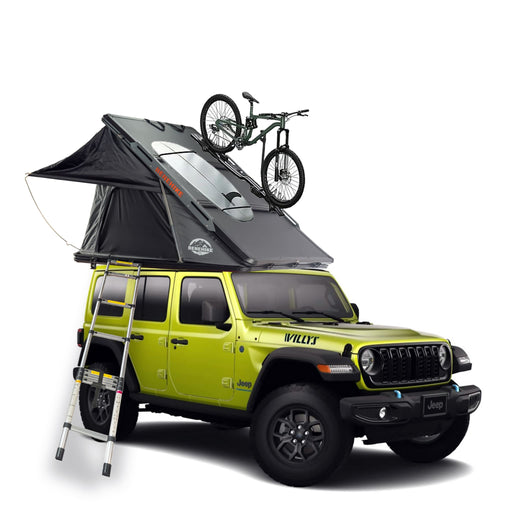 Benehike Ascendll V2 Aluminum Hard Shell Side Open Rooftop Tent, 3 Person