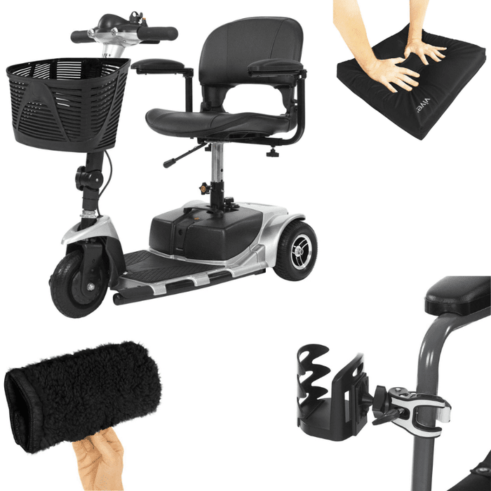 Vive Health 3 Wheel Scooter Bundle - Backyard Provider