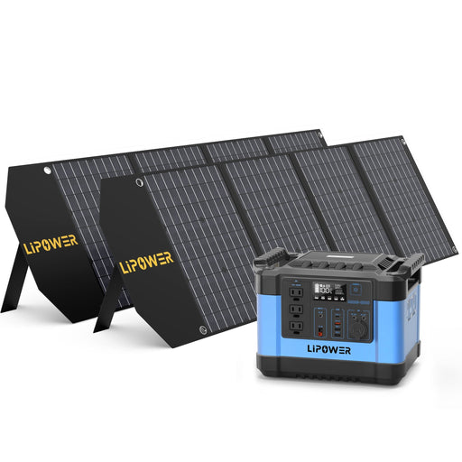 LIPOWER Solar Generator Kit 1000W MARS-1000 + APOLLE100