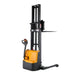 Apollolift Powered Forklift Full Electric Walkie Stacker 3300lbs Cap. Straddle Legs. 98" lifting A-3022 - Backyard Provider