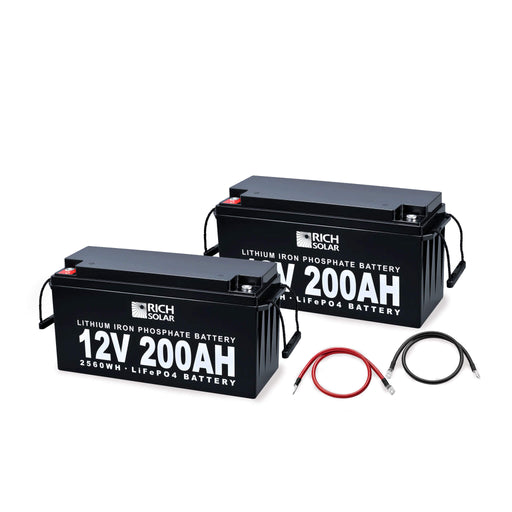 12V - 400AH - 5.1kWh Lithium Battery Bank - Backyard Provider