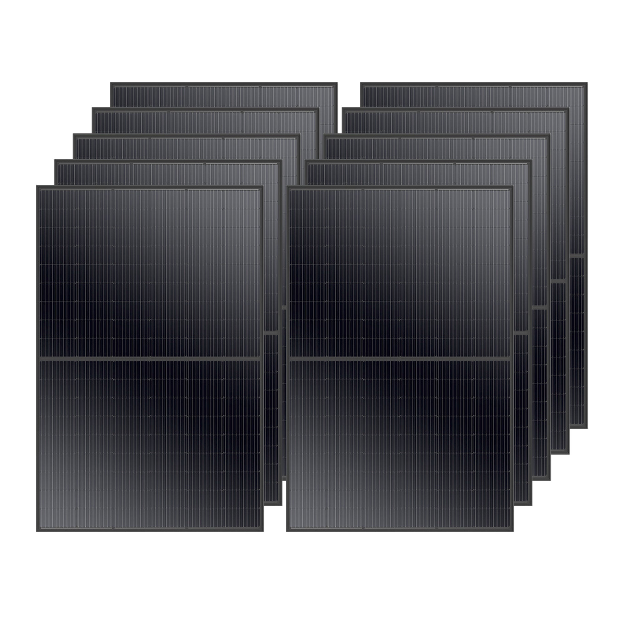 MEGA 410 Watt Monocrystalline Solar Panel | High Efficiency | Black Mono-facial Module | Grid-Tie | Off-Grid - Backyard Provider