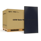 MEGA 410 Watt Monocrystalline Solar Panel | High Efficiency | Black Mono-facial Module | Grid-Tie | Off-Grid - Backyard Provider