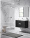Lucena Bath 40" Décor Tirador Floating Vanity in White, Black, Gray or White and Silver. - Backyard Provider