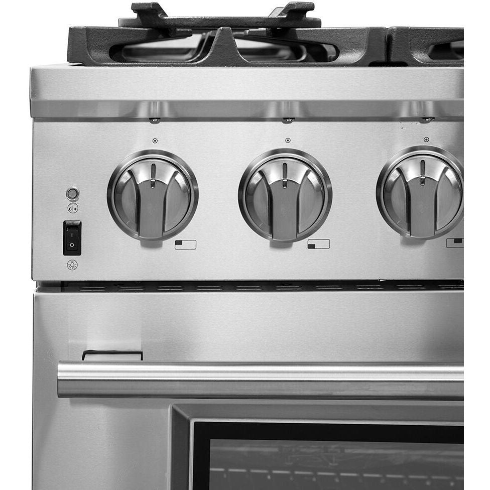 Forno 36″ Pro Series Capriasca Gas Burner / Gas Oven in Stainless Steel 6 Italian Burners, FFSGS6260-36