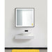 Krugg Soho 36" X 36" Black LED Bathroom Mirror SOHO3636B - Backyard Provider
