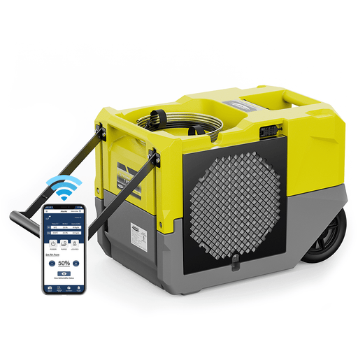 AlorAir® Storm SLGR 1250X | Smart WiFi Dehumidifier 264 PPD High Performance Dehumidifier - Storm SLGR 1250X-Yellow