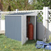 Outsunny 4' x 6' Steel Garden Storage Shed - 845-692