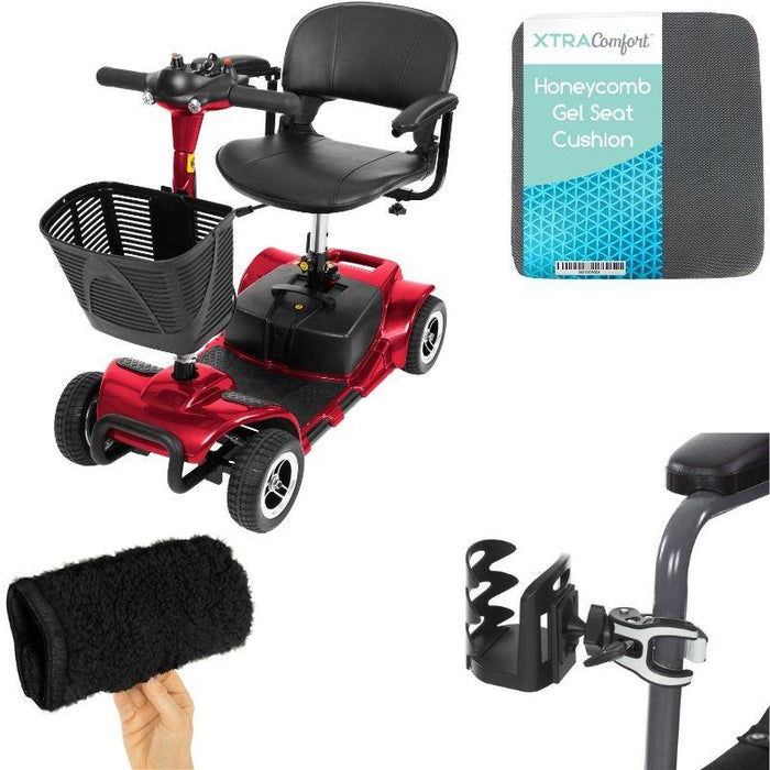 Vive Health 4 Wheel Scooter Bundle - Backyard Provider