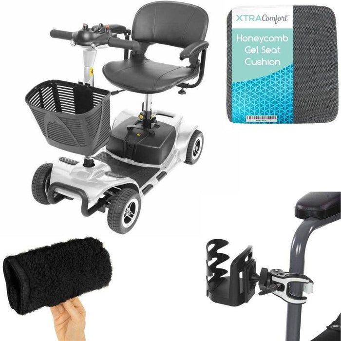 Vive Health 4 Wheel Scooter Bundle - Backyard Provider