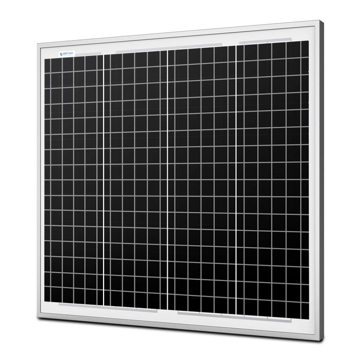 ACOPOWER 50W Mono Solar Panel for 12V Battery Charging - HY050-12M