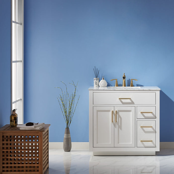 Altair Designs Ivy 36" Single Bathroom Vanity Cabinet Only - 531036-CAB-RB-NM - Backyard Provider