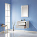 Altair Designs Morgan 30" Single Bathroom Vanity Set in White and Composite Aosta White Stone Countertop - 534030-WH-AW-NM - Backyard Provider