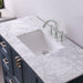 Altair Designs Isla 48" Single Bathroom Vanity Set with Carrara White Marble Countertop - 538048-WH-CA-NM - Backyard Provider