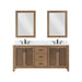 Altair Designs Hadiya 72" Double Bathroom Vanity Set with Aosta White Composite Stone Countertop - 542072-GP-AW-NM - Backyard Provider