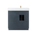 Altair Designs Gazsi 36" Single Bathroom Vanity Set with Grain White Composite Stone Countertop  -543036-BN-GW-NM - Backyard Provider