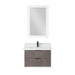 Altair Designs Dione Single Bathroom Vanity Set with Aosta White Stone Countertop - 547030-WP-AW-NM - Backyard Provider