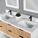 Altair Designs Dione 60" Double Bathroom Vanity Set with Aosta White Stone Countertop - 547060-WP-AW-NM - Backyard Provider