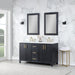 Altair Designs Weiser 72" Double Bathroom Vanity with Composite Aosta White Stone Countertop - 549072-BO-AW-NM - Backyard Provider