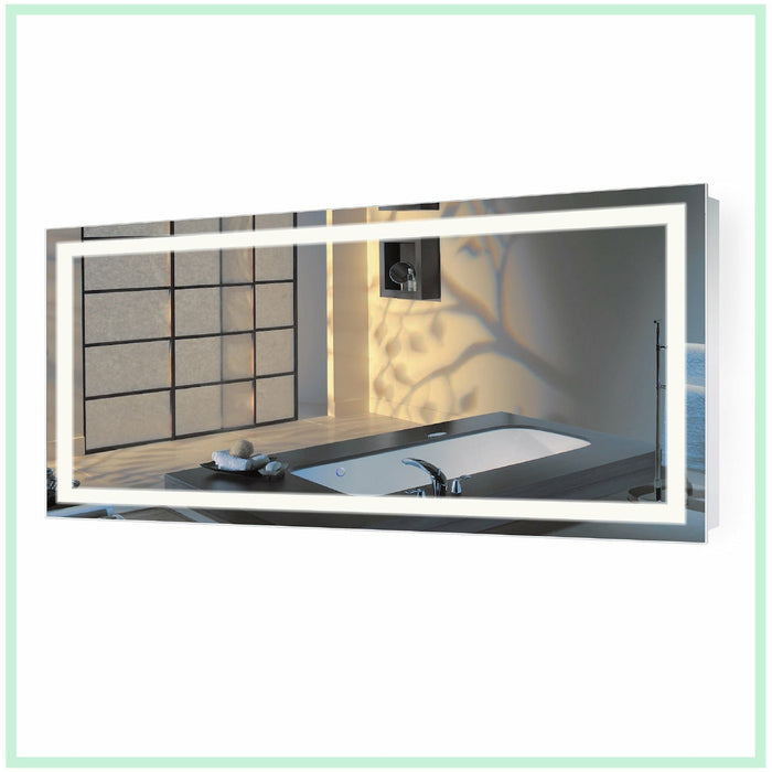 Krugg  Icon 60" X 36" LED Wall Mirror ICON6036 - Backyard Provider