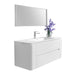 Ancerre Gwyneth Bathroom Vanity with Solid Surface Top Cabinet Set Collection - Backyard Provider