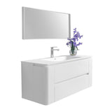 Ancerre Gwyneth Bathroom Vanity with Solid Surface Top Cabinet Set Collection - Backyard Provider