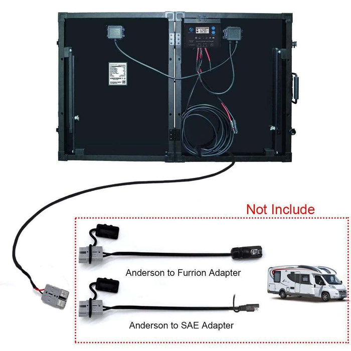 ACOPower 100w 12v Portable Solar Panel kit - HY-PTK-100WPX20A