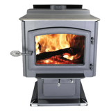 Ashley Hearth AW3200E-P EPA Certified 3,200 sq. ft. Large Pedestal Wood Stove with Blower New