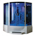 Mesa Steam Shower Tub Combo Blue Glass - WS-608P