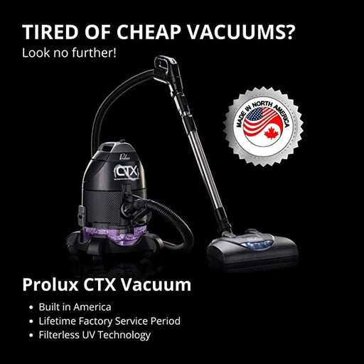 Prolux CTX PRO Water Filtration Bagless Canister Vacuum Cleaner