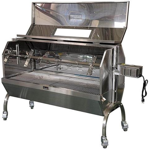 Charotis 52" Charcoal Stainless Steel Spit Roasters - SSH1-DX