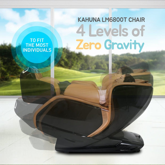 Kahuna Chair LM-6800T BLACK/CAMEL - Backyard Provider