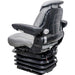K & M Manufacturing Case IH 5100-5200 Series Maxxum KM 1061 Seat & Air Suspension - Gray Fabric
