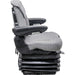 K & M Manufacturing Case IH MX Maxxum-STX Steiger KM 1061 Seat & Air Suspension - Gray Fabric
