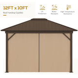 Outsunny 10' x 12' Hardtop Gazebo - 84C-095V01