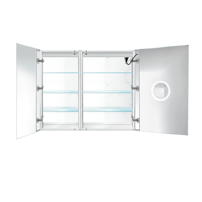 Krugg Svange 4236R 42" X 36" LED Bi-View Medicine Cabinet  with Dimmer & Defogger SVANGE4236R - Backyard Provider