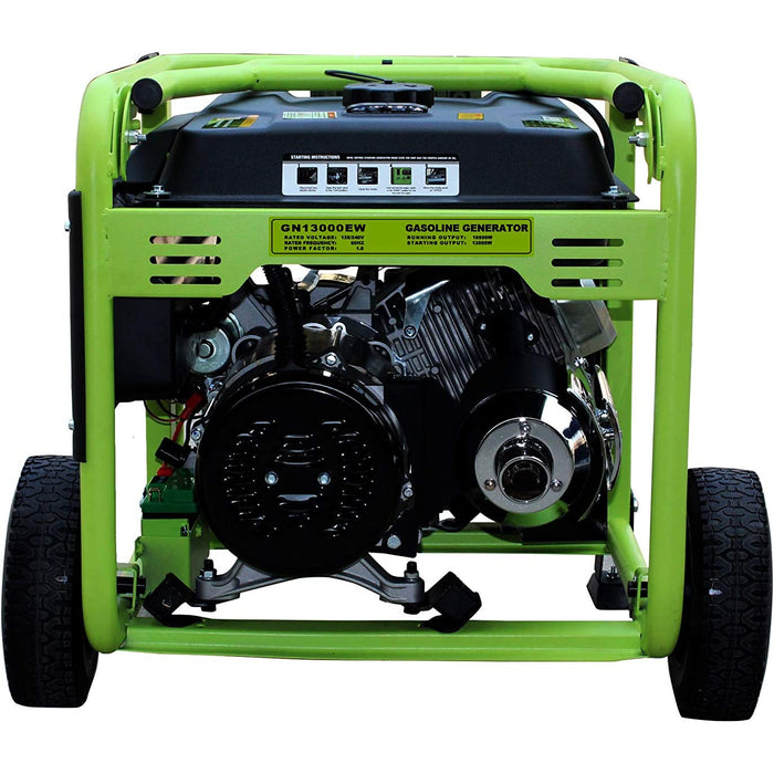 Green-Power America 13000/10000-Watt Gas Powered Portable Generator - GN13000EW