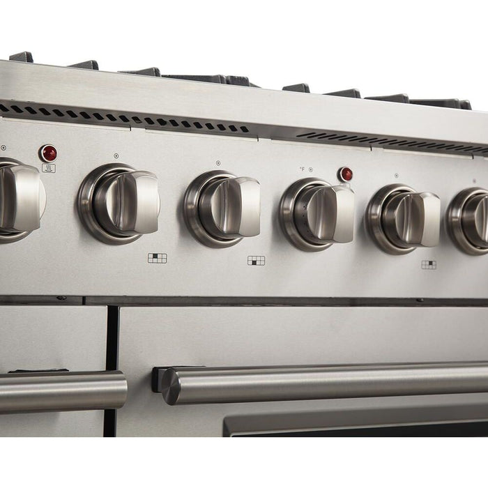 Forno Appliance Package - 48 Inch Gas Range, Dishwasher, 60 Inch Refrigerator, AP-FFSGS6244-48-5