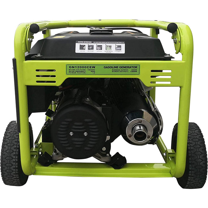 Green-Power America 12000/9500-Watt Gas Powered Portable Generator - GN12000CEW