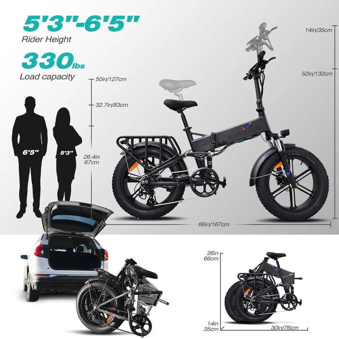 ENGWE Engine Pro 48V/16Ah 750W Electric Bike - Backyard Provider