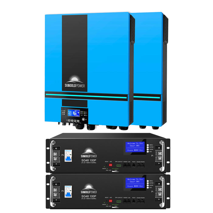 13000W 48V Solar Charge Inverter Split Phase + Wifi Monitor 2 Units Parallel UL1741 Standard - SP6548*2