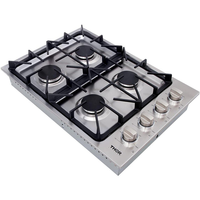 Thor Kitchen 30 in. Drop-in Natural Gas Cooktop in Stainless Steel, TGC3001