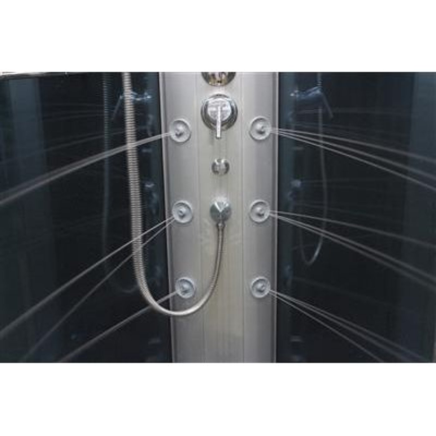 Mesa Steam Shower Blue Glass - WS-803L