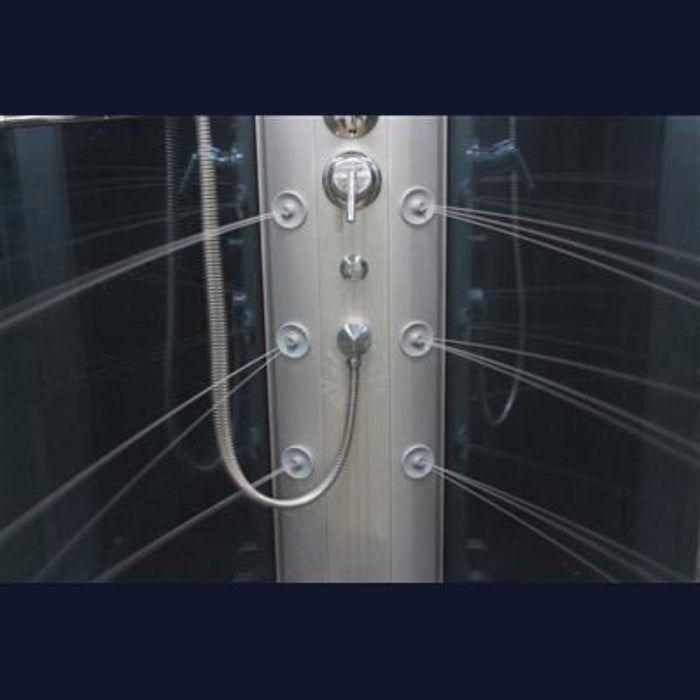 Mesa Steam Shower - Blue Glass - WS-801L