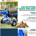 Landworks GUO079 7HP 212 CC 10" Diameter 20 Ton Hydraulic System Gas-Powered Log Splitter New