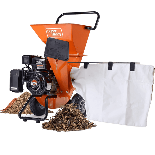 Super Handy GUO019 Wood Chipper Shredder Mulcher Ultra Heavy Duty 7HP 3 in 1 Multi-Function 3" Max Capacity New